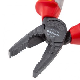 Gross Плоскогубцы комбинированные, диэлектрические трехкомпонентные рукоятки до 1000 В, 180 мм 16989