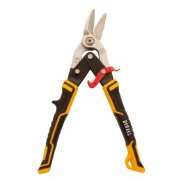 Denzel Ножницы по металлу, 270 мм, прямой и левый рез, сталь-СrMo, трехкомпонентные рукоятки 78372