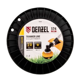 Denzel Леска для триммера звезда, 2,0мм х 374м, на DIN катушке FLEX CORD, 96285