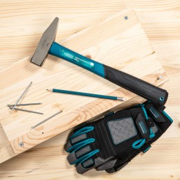 Gross Молоток слесарный, 600 г, квадратный боек, фибергласовая обрезиненная рукоятка 10277