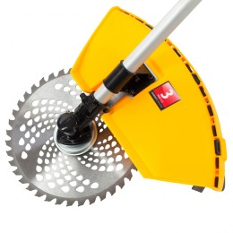 Denzel Триммер бензиновый DT 33, 33 см3, 1.8 л. с, неразъемная штанга, состоит из 2 частей 96222