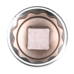 Stels Головка торцевая, 30 мм, двенадцатигранная, CrV, под квадрат 1/2, хромированная 13673