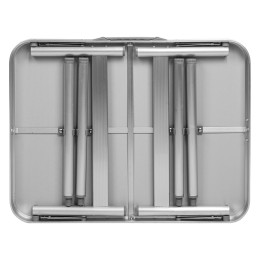 Palisad Стол складной алюминиевый, столешница МДФ, 600 х 450 х 250/590 Camping 69582