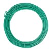 Проволока для подвязки, стальная в ПВХ (зеленый) 25 м, внутр. 1.6 мм / внеш. 3 мм Сибртех 64380