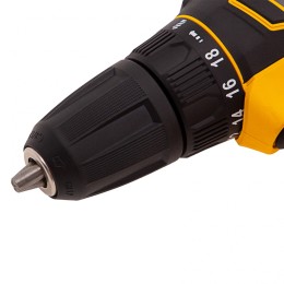 Denzel Дрель-шуруповерт аккумуляторная CDL-18-02BM, Li-Ion, 18 В, 2 аккумулятор 26116