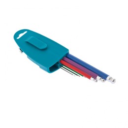 Gross Набор ключей имбусовых HEX, 1.5-10 мм, S2, 9 шт, магнит, экстра-длинные с шаром, хром/краска 16400