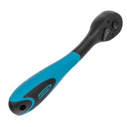 Gross Ключ-трещотка 3/8, 72 зуба, Comfort, с быстрым сбросом, CrV, двухкомпонентная рукоятка 14084