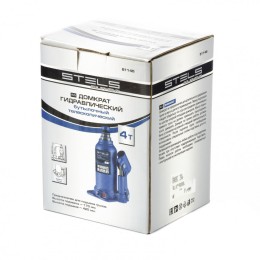 Stels Домкрат гидравлический бутылочный телескопический, 4 т, подъем 170-420 мм 51145