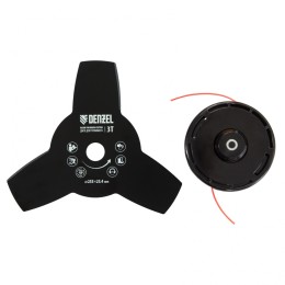 Denzel Триммер бензиновый DR-43S, 43 см3, разъемная штанга, состоит из 2 частей 96274