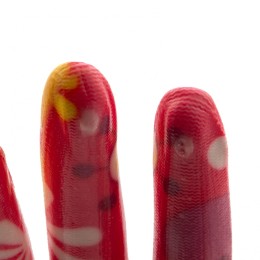 Palisad Перчатки садовые из полиэстера с нитрильным обливом, цветы, М 67857