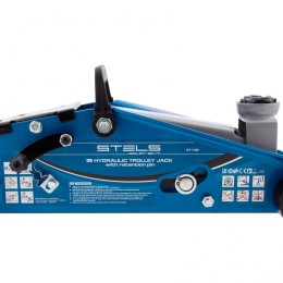 Stels Домкрат гидравлический подкатной с фиксатором 2.5 т в кейсе 51132