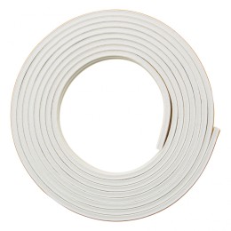 Сибртех Уплотнитель резиновый, 6 м, профиль "E", белый 88917