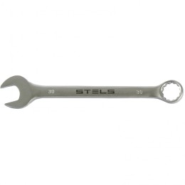 Stels Ключ комбинированный, 30 мм, CrV, матовый хром 15232