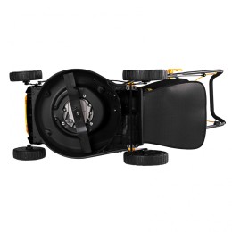 Denzel Газонокосилка бензиновая GLD-460, 146 куб.см, ширина 46 см, ручная, 7 уровней, травосборник 50 л 58802