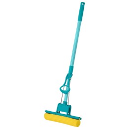 Palisad Швабра отжимная, 110 см, губка PVA 26х5,5х6 см, телескопическая рукоятка, бирюзовая, Home// 935165