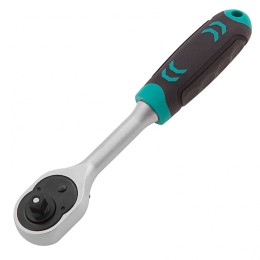 Stels Ключ-трещотка 1/4, 72 зуба, с быстрым сбросом, CrV 14025