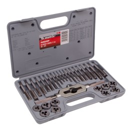 Matrix Набор метчиков и плашек М3-М12, 31 предмет 77337