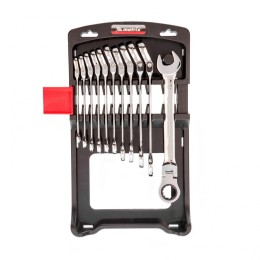 Matrix Набор ключей комбинированных, трещоточных шарнирных 11 шт. 14796