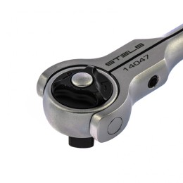 Stels Ключ трещотка 1/2, 72 зуба, с быстрым сбросом, поворотная голова СrV 14047