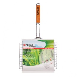 Palisad Решетка гриль 260 х 320 х 65 мм. объемная хромированная Camping ﻿69554