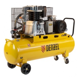 Denzel Компрессор воздушный, ременный привод BCI4000-T/100, 4.0 кВт, 100 литров, 690 л/мин 58123
