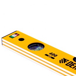 Denzel Уровень алюминиевый, 400 мм, фрезерованный, 3 глазка 33680