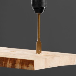 Matrix Набор сверл перовых по дереву, 10-12-14-16-18-20-22-25 мм, 8 шт, деревянный кейс 70441