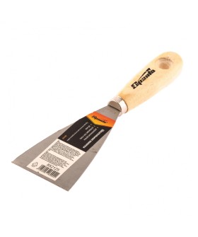 Sparta Шпательная лопатка из углеродистой стали, 60 мм, деревянная ручка 852125
