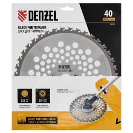 Denzel Диск для триммера , 255 х 25,4 40 зубов, Anti-Kick 96382