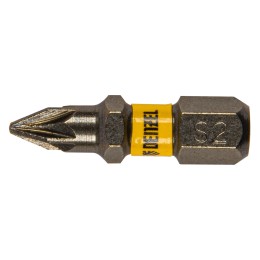 Denzel Бита PZ1х25, сталь S2, шестигранный профиль, 10 шт. Е 6,3 11653