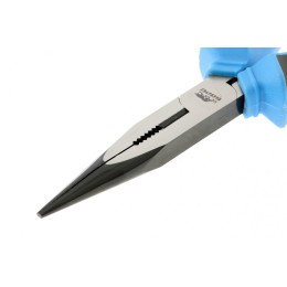 Барс Длинногубцы прямые 200 мм, хром-ванадий, двухкомпонентные рукоятки 17196