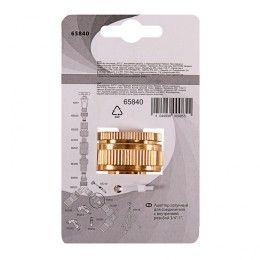 Palisad Адаптер латунный, 3/4-1, внутренняя резьба, с переходником 65840