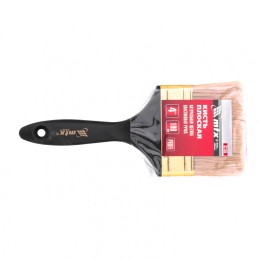 Matrix Кисть плоская Профи 4 , натуральная щетина, пластмассовая ручка 83165