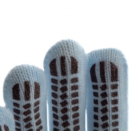 Сибртех Перчатки трикотажные, акрил, ПВХ гель, "Протектор", цвет зенит, оверлок Россия 68666