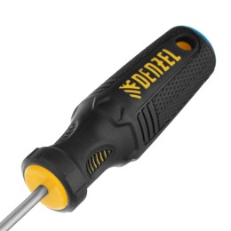 Denzel Отвертка SL4х100 мм, CrV, трехкомпонентная рукоятка 12192