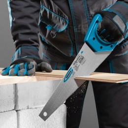 Gross Ножовка для работы с ламинатом "Piranha", 360 мм, 15-16 TPI, зуб 2D, каленый зуб, пласт.рук-ка 24121