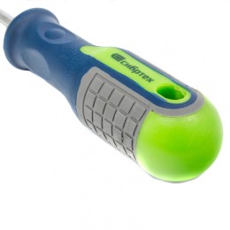 Сибртех Отвертка, SL8 х 150 мм, CrV, трехкомпонентная рукоятка 11821