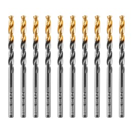 Denzel Сверло по металлу, 4,2 мм, HSS-Tin, Golden Tip, 10 шт. 717210