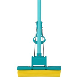 Palisad Швабра отжимная, 110 см, губка PVA 26х5,5х6 см, телескопическая рукоятка, бирюзовая, Home// 935165