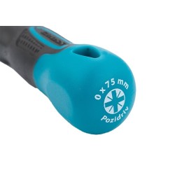 Gross Отвертка PZ0 x 75 мм, S2, трехкомпонентная ручка 12155