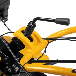 Denzel Мотоблок DPT-270S, 7 л.с., ремен.сцеп, фрез 3х4, ШОМ, передачи 2В/1Н 56442