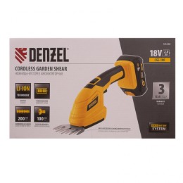 Denzel Ножницы-кусторез аккумуляторные CGS-100, 18В Li-Ion 59430