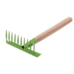 Сибртех Грабли витые 10 - зубые, 200 х 390 мм, стальные, деревянная рукоятка, Агроном, Россия, 61762