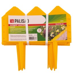 Palisad Бордюр "Кантри", 14 х 310 см, желтый, Россия, 65055