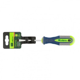 Сибртех Отвертка, SL5 х 75 мм, CrV, трехкомпонентная рукоятка 11823