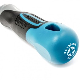 Gross Отвертка PZ3 x 150 мм, S2, трехкомпонентная ручка 12163