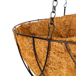 Palisad Кашпо подвесное с вкладышем из коковиты, полукруглое D 35 69023