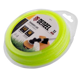 Denzel Леска для триммера зубчатый квадрат, 3мм х 15м, блистер FLEX CORD, 96215