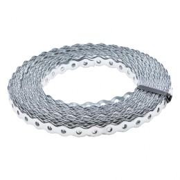 Сибртех Лента перфорированная вентиляционная, "волна", 0.55 мм, LP VLN 1.2 см х 25 м, цинк Россия 46552