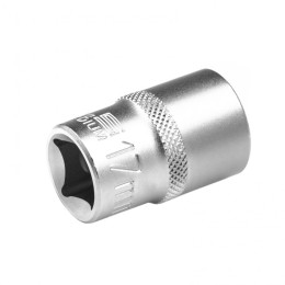 Stels Головка торцевая, 17 мм, двенадцатигранная, CrV, под квадрат 1/2, хромированная 13662